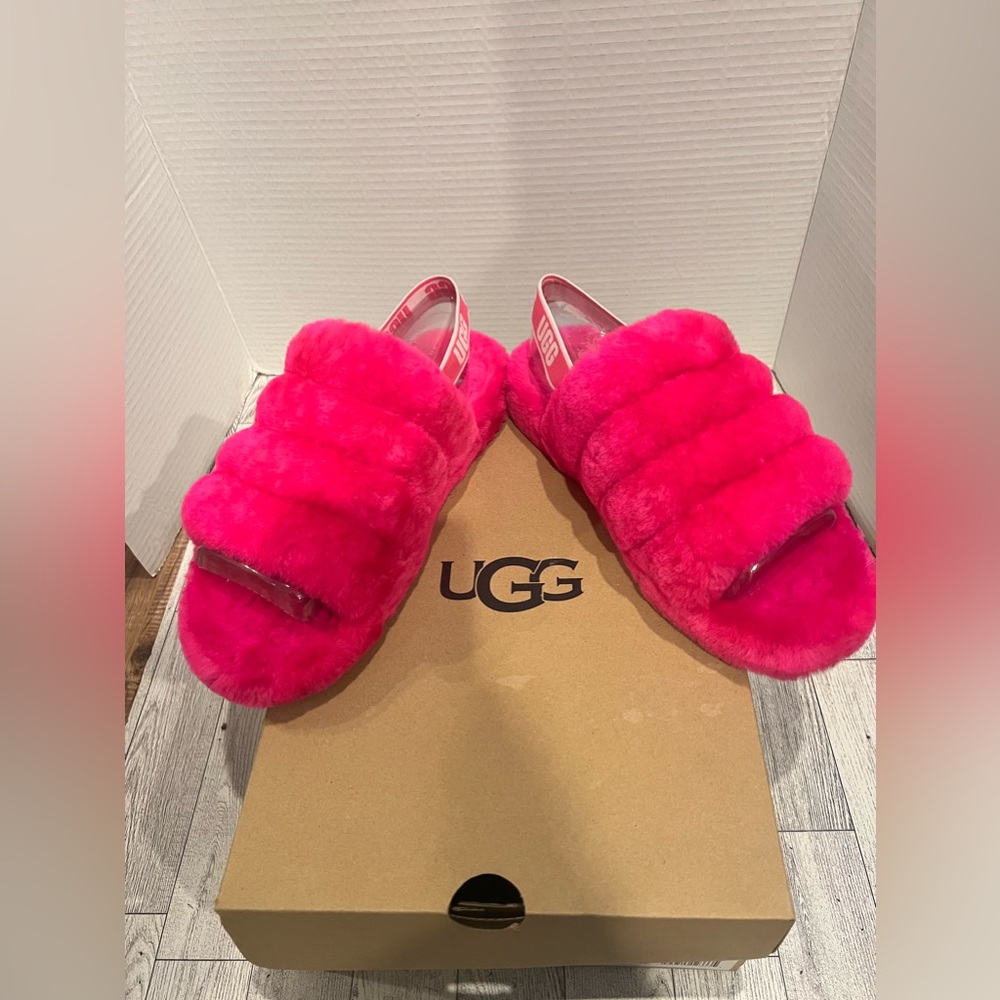 UGG Fluff Yeah Slides - Picture 1 of 6